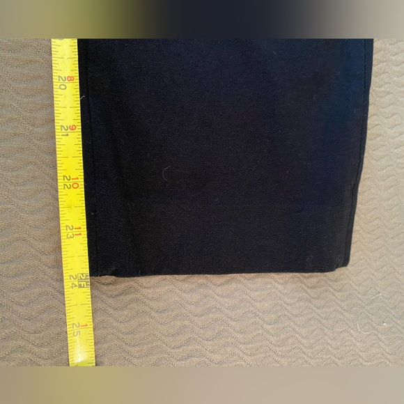 Banana Republic Sloan Curvy Fit slacks 12 ankle black office work pants GUC 🖤 - Picture 6 of 7